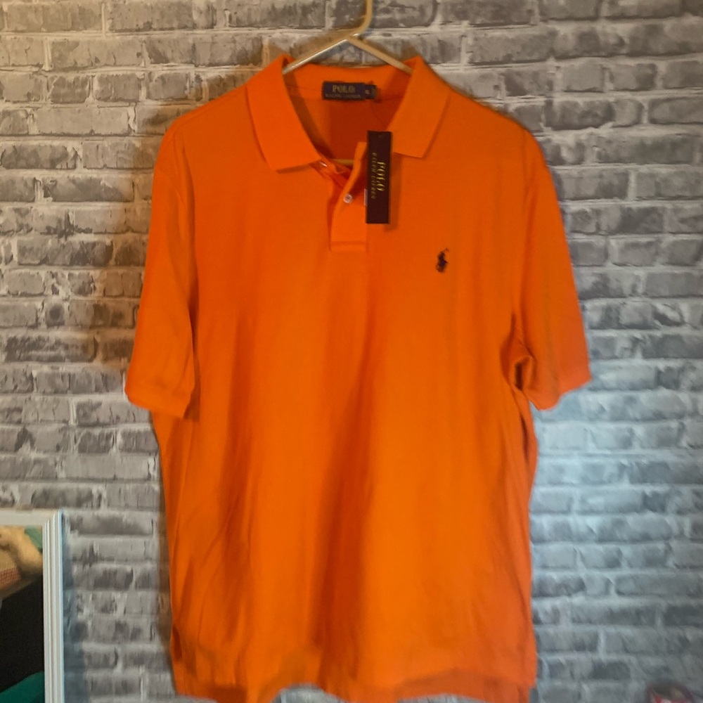 Men’s XL Ralph Lauren Polo shirt orange NWT
